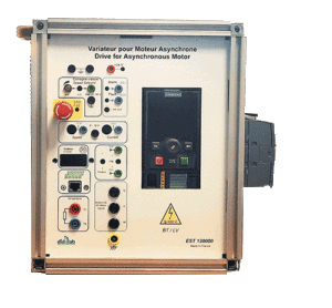 Cube-Elec 300, Automate et Variateur industriel didactisé pour moteur Asynchrone