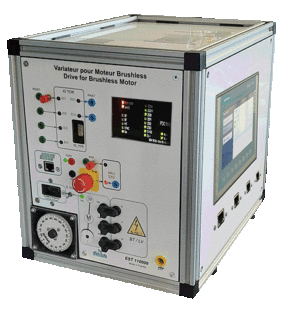 Cube-Elec 100, Automate et variateur industriel didactisé pour moteur à courant continu