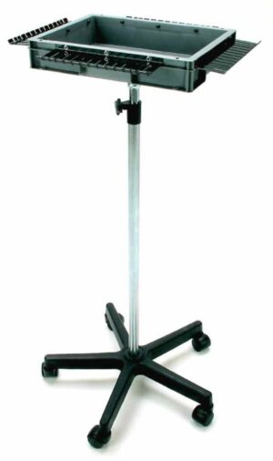 Support porte-cordons à roulettes