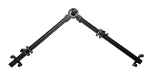 Banc 2x0.66 m en profilé alu